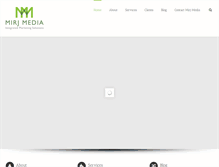 Tablet Screenshot of mirjmedia.com